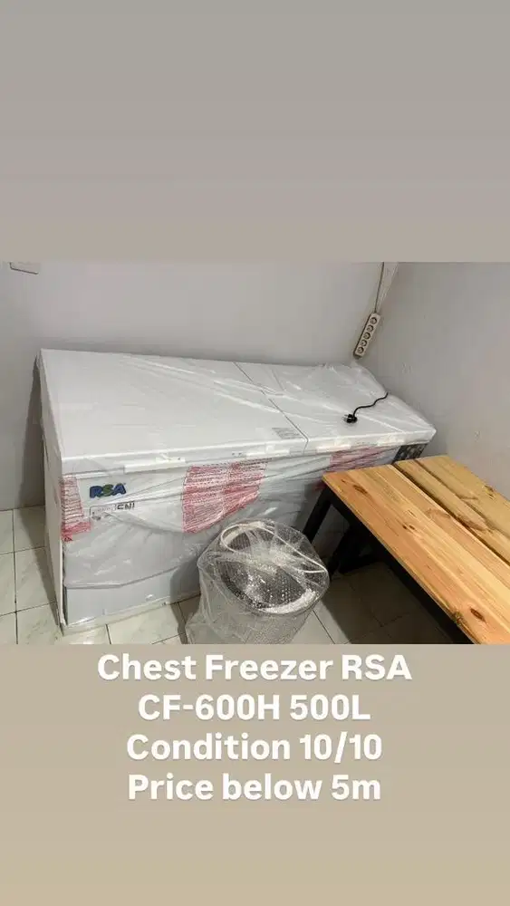 Chest Freezer RSA CF-600H 500L