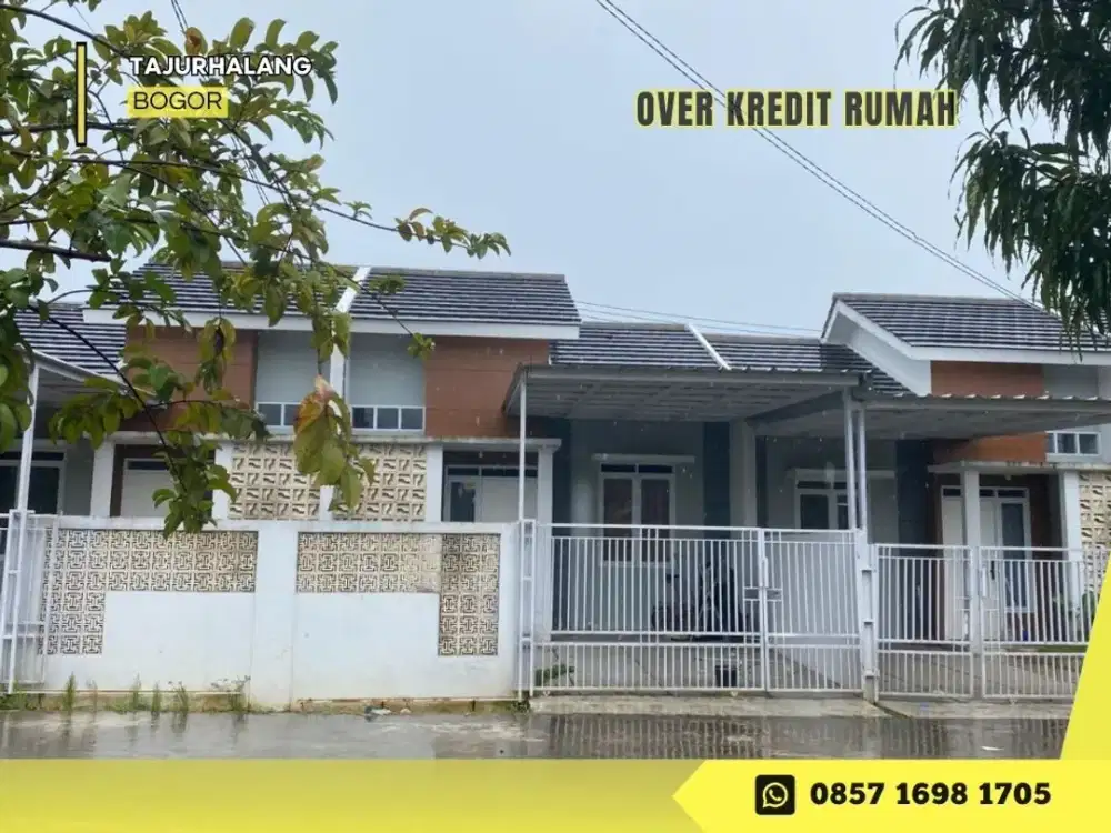 Over Kredit Rmh Murah 39JT dkt Stasiun Bojonggede di Nanggela Anugrah Pratama