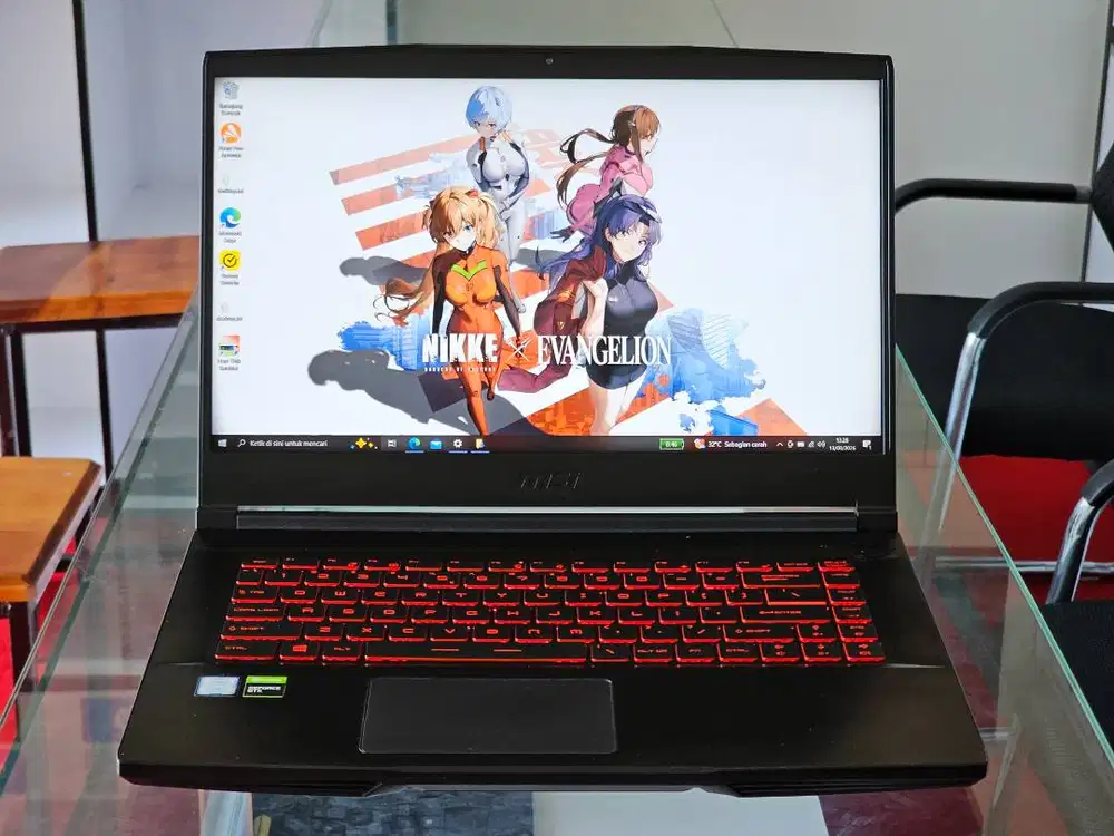 MSI GF63 Thin 9RCX intel Core i7 Gen 9 Nvidia GTX 1050 Ti Slim Gaming