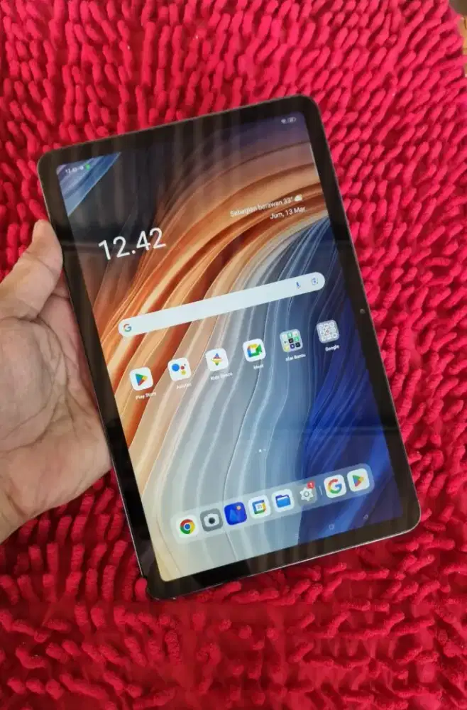 Oppo p@d air 10.3in layar bening batre awet bgt ram 4+4/64