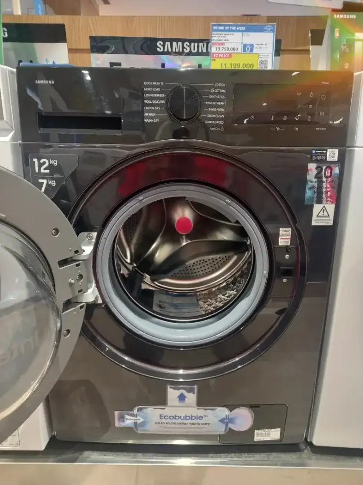 MESIN CUCI SAMSUNG WM WASH 12 KG DRYER 7 KG