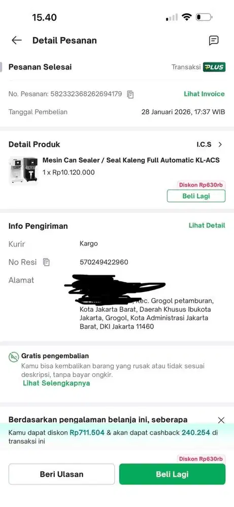 Can Sealer KL-ACS Full Automatic