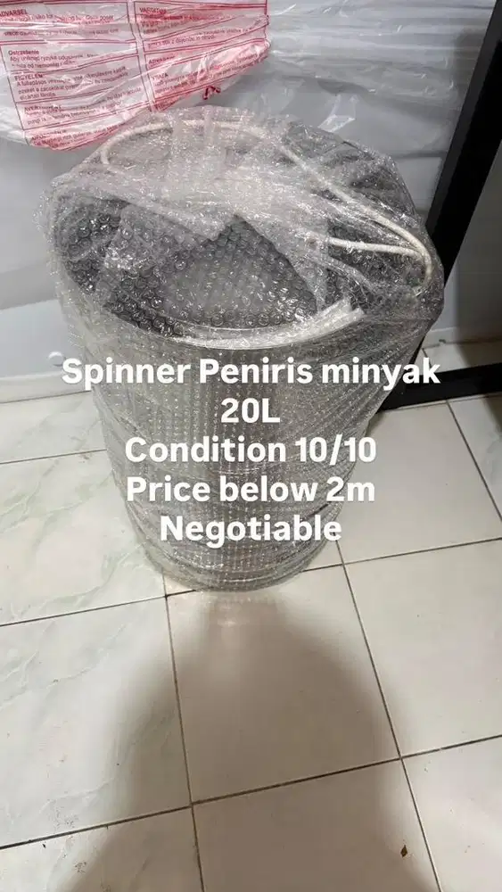 Spinner Peniris Minyak 20 Liter