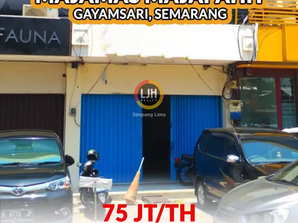 Disewakan Ruko Strategis di Pinggir Jalan Majapahit Kota Semarang