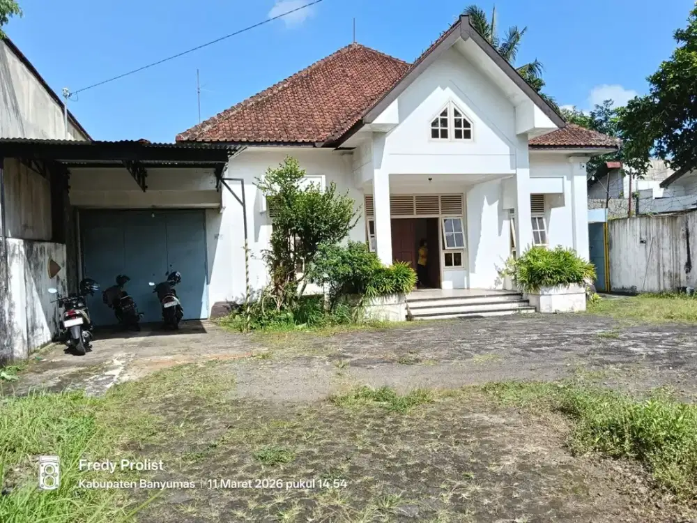 Dijual Rumah Bergaya Arsitektur Kolonial 1 Menit Ke Alun-Alun Purwokerto