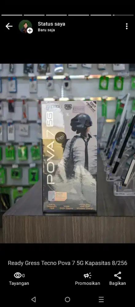 For sale Gress new Tecno Forpova 7 ram 8/256gb