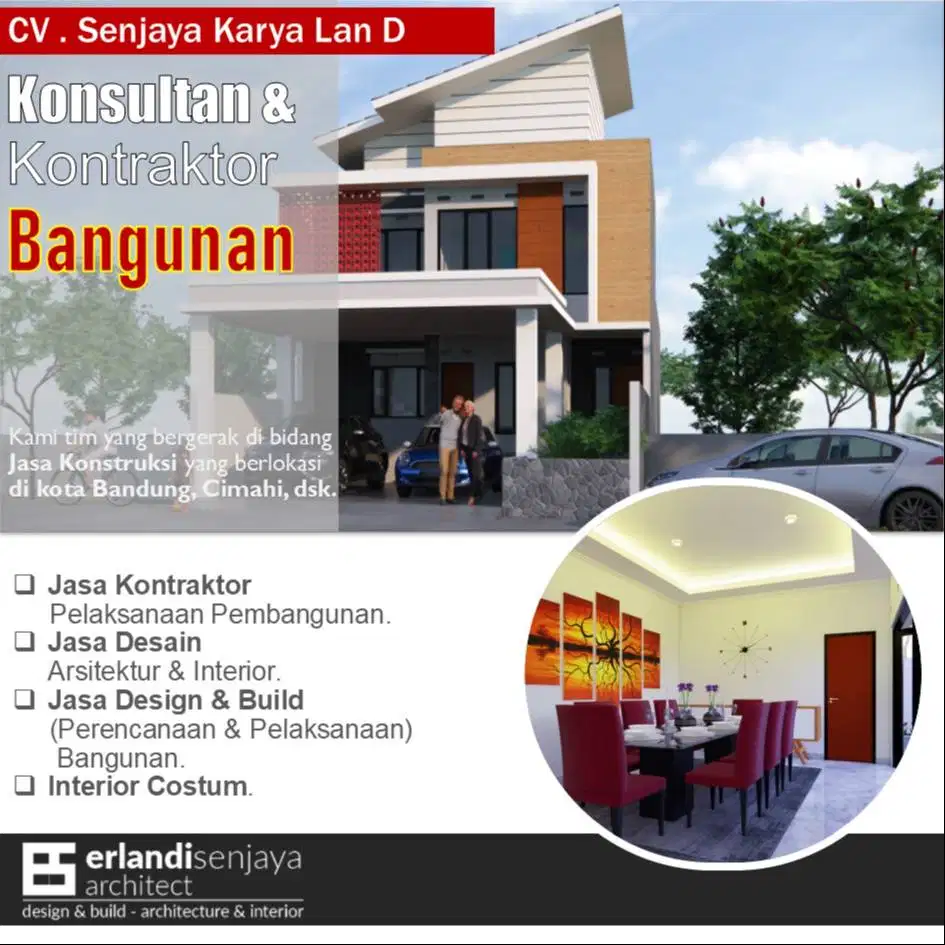 Jasa Arsitek & Interior/ Kontraktor/ Renovasi/ Tukang/ Kitchen set