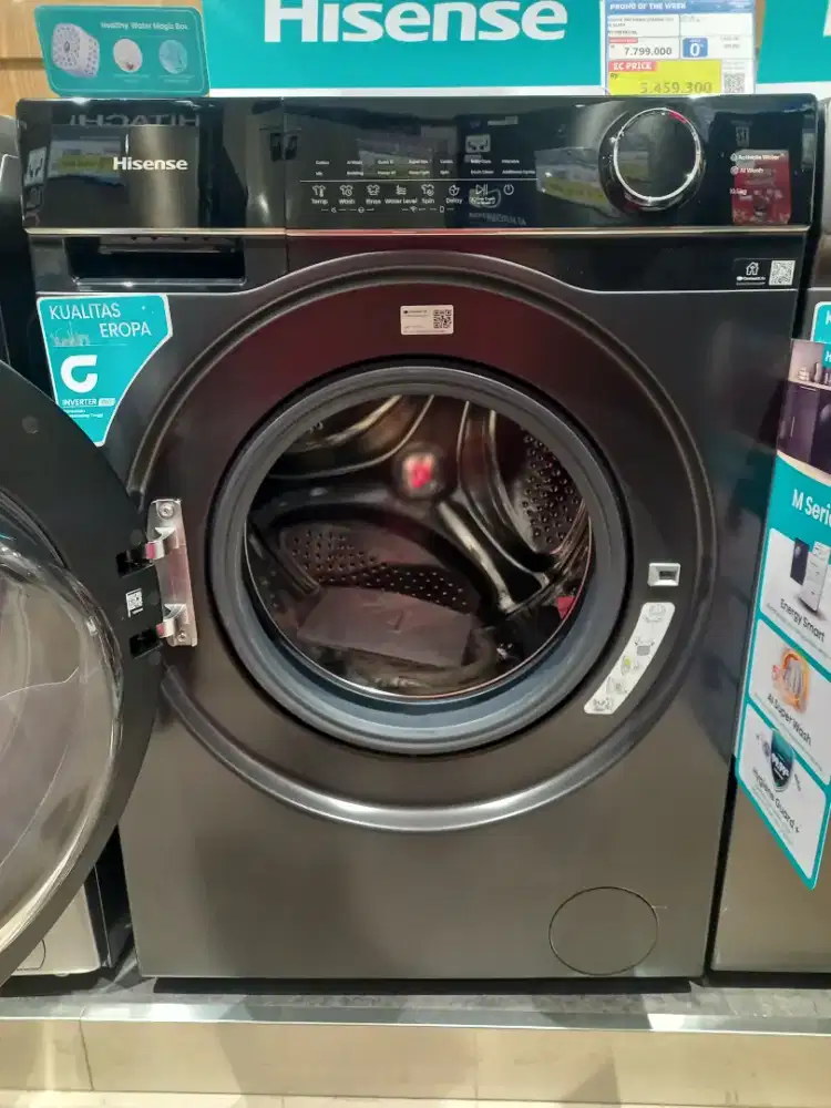 MESIN CUCI HISENSE WM FRONT LOADING 10.5 KG