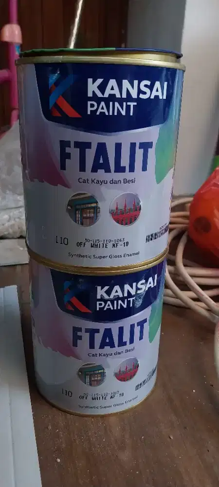 Cat FTALIT kayu besi 2 KALENG baru