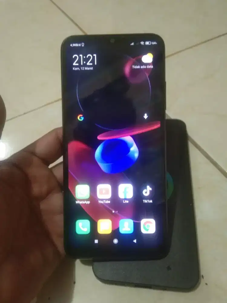 Redmi 9C 3/32 normal bisa di pake kamera bening,sidik jari ok,mines