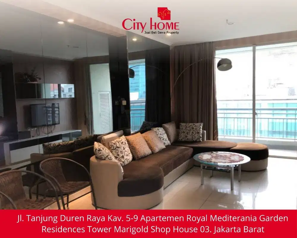 Sewa Apartemen Central Park Residence - Furnished Type 2 Bedroom