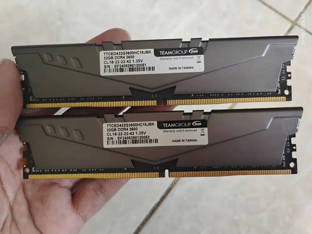 TEAM T-CREATE EXPERT DDR4 2x32GB (64GB) 3600MHz