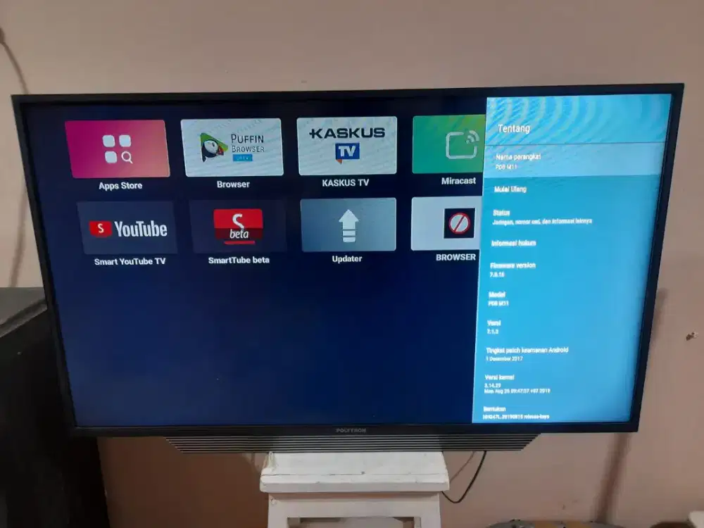 JUAL CEPAT SMART TV POLYTRON PDB M11 43 INCH ANDROID NORMAL NEGO