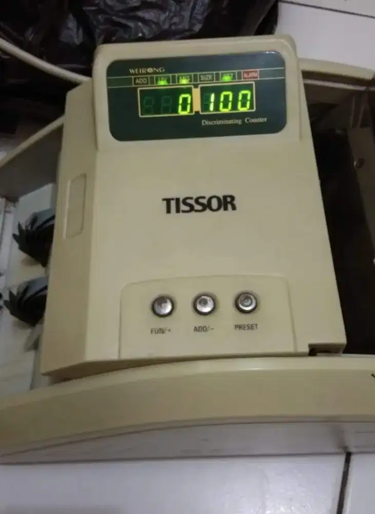 Mesin hitung uang TISSOR T1020, made in Tissor.
