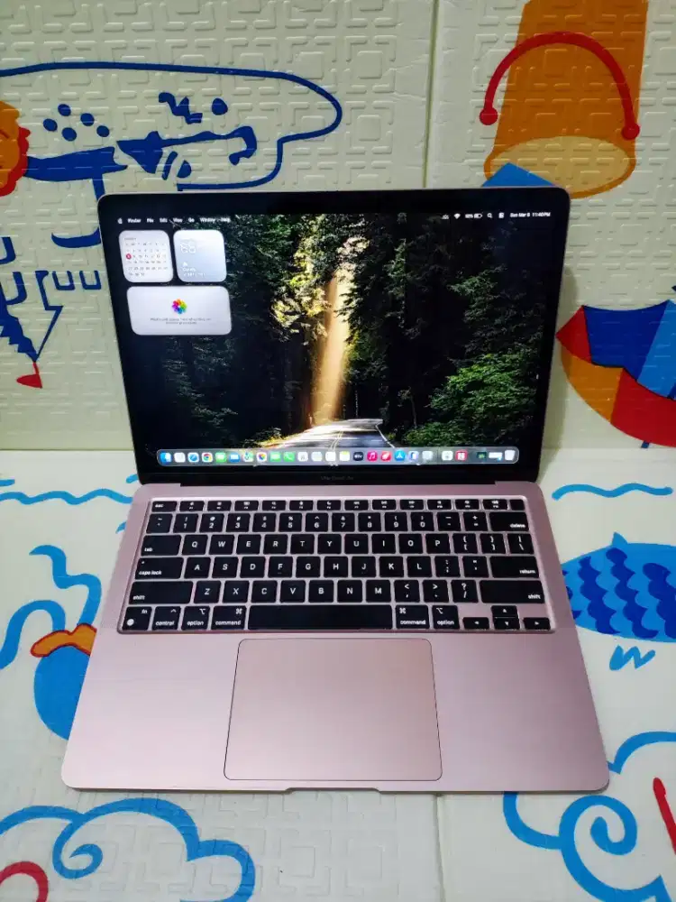 MacBook Air M1 Retina, 13-inch, 2020 
Chip Apple M1 
Ram 8GB/SSD 256GB