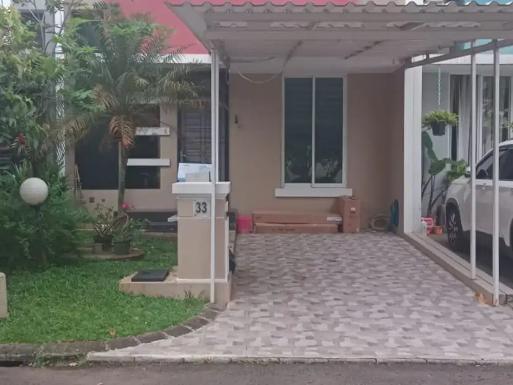 Disewakan Cepat Rumah Cluster Topaz Pondok Hijau Golf Summarecon Serpong