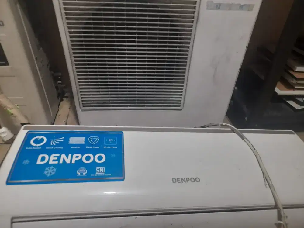 AC DENPOO 1/2 PK DINGIN NYESS - SIAP PAKAI