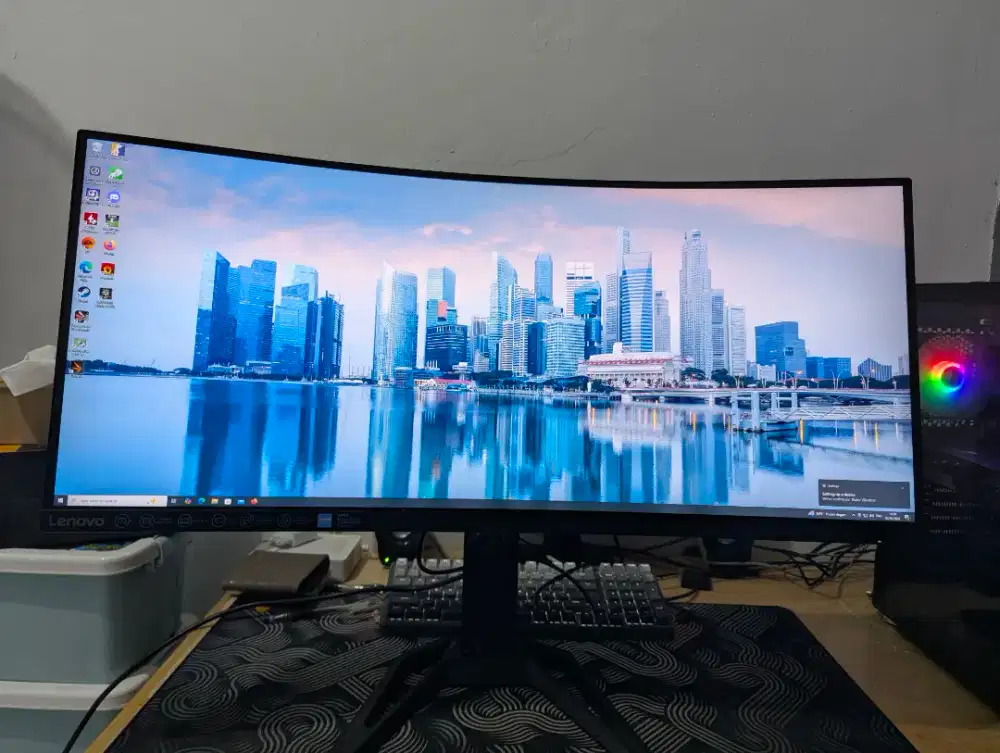 Monitor lenovo g34w30 34inch curved 165hz 2k