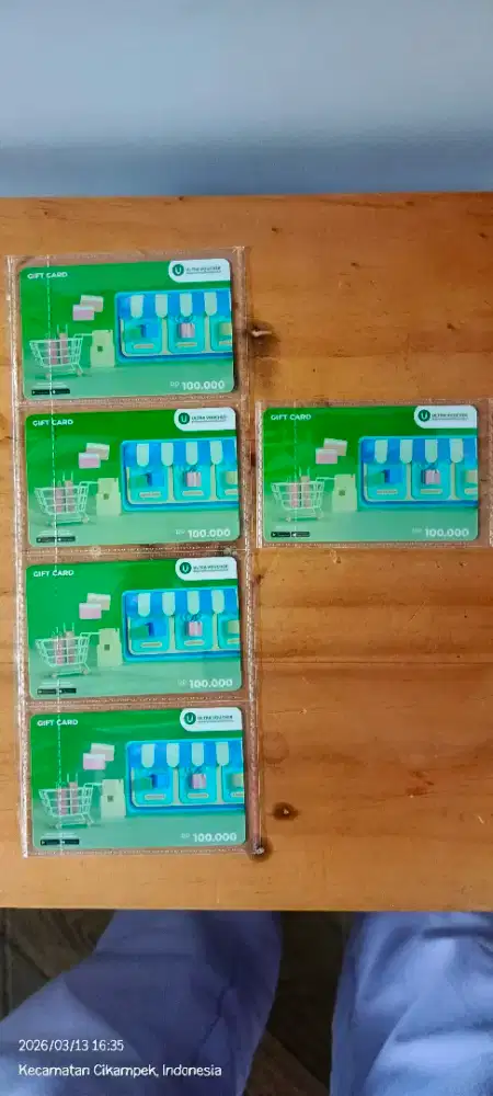 Jual voucher belanja 100.000 (5 pcs)