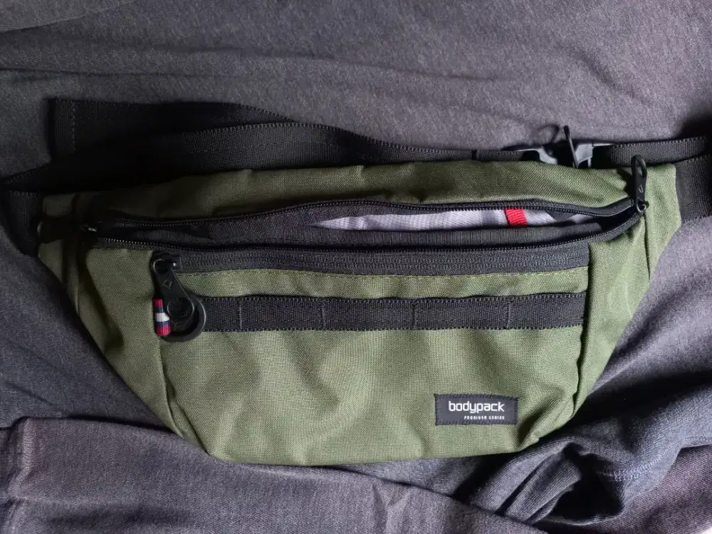 SECOND - Bodypack Stream Waistbag 3L - Green