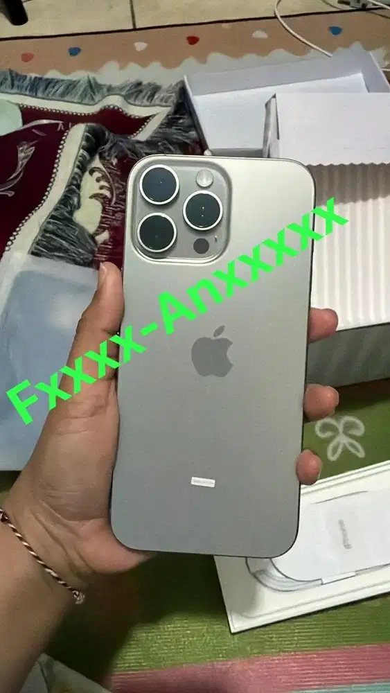 Iphone 16 pro max 256 ibox garansi ON