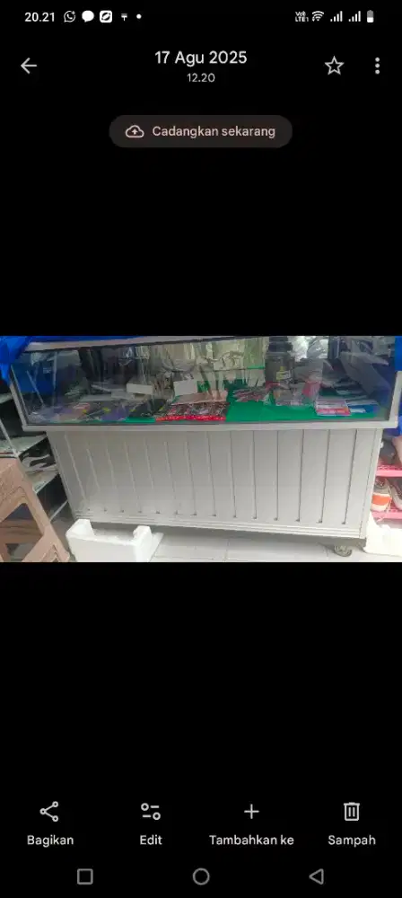 Estalase konter hp 1 meter