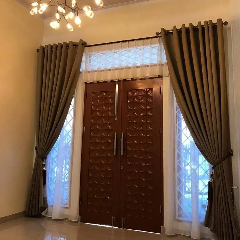 Dijual Gorden Jendela Terbaru Minimalis Mewah Murah Gordyn Hordeng