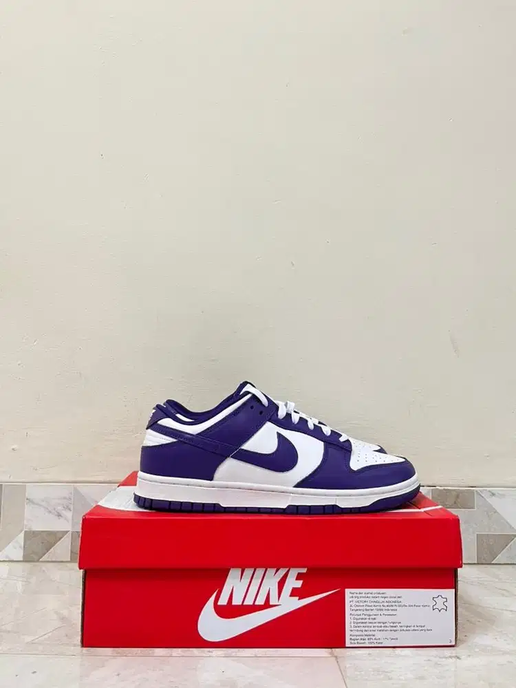 Nike Dunk Low Court Purple (Size 43) Original 100%