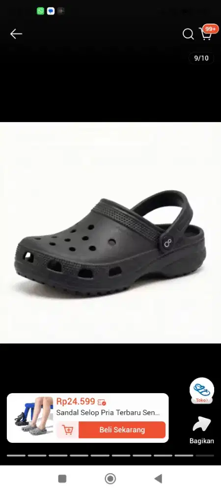 Sandal bakpau nyaman dipakai