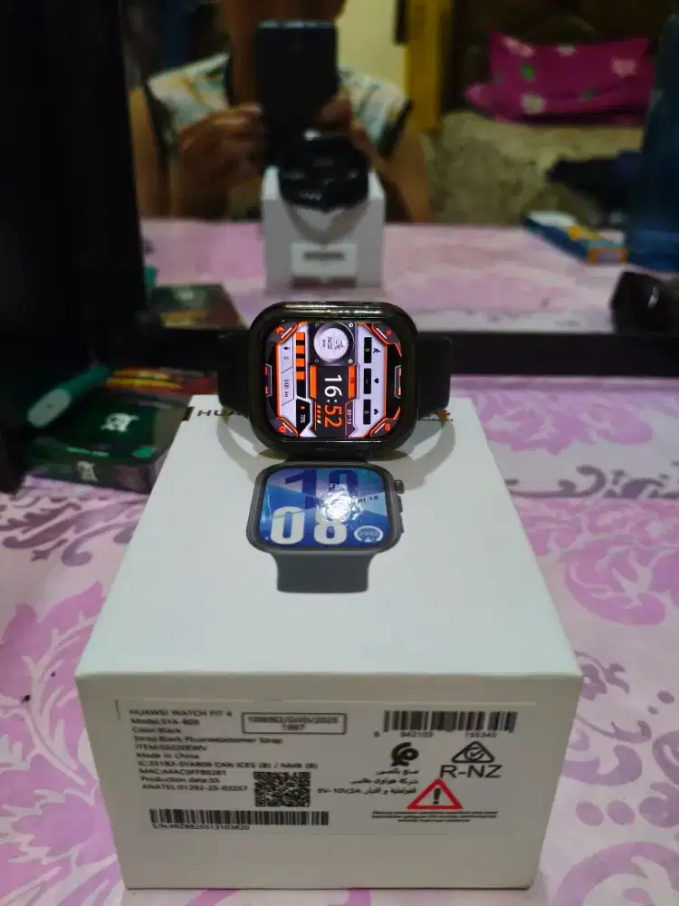 Huawei watch fit 4 black free strap ori huawei