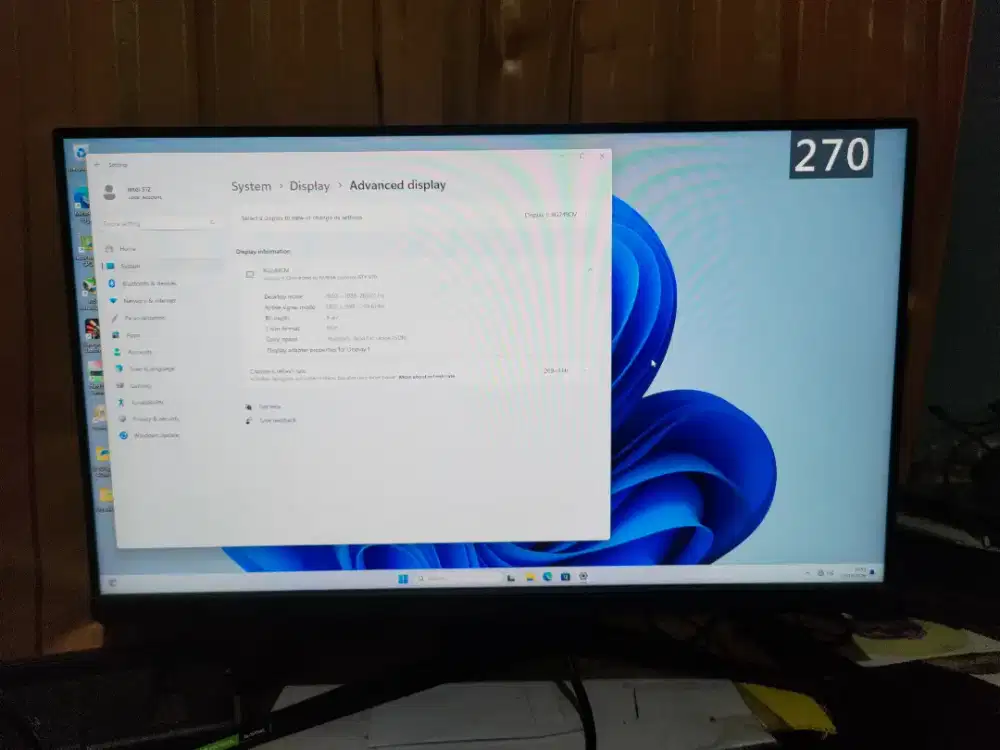 monitor 24 inch asus rog strix xg249cm 270hz