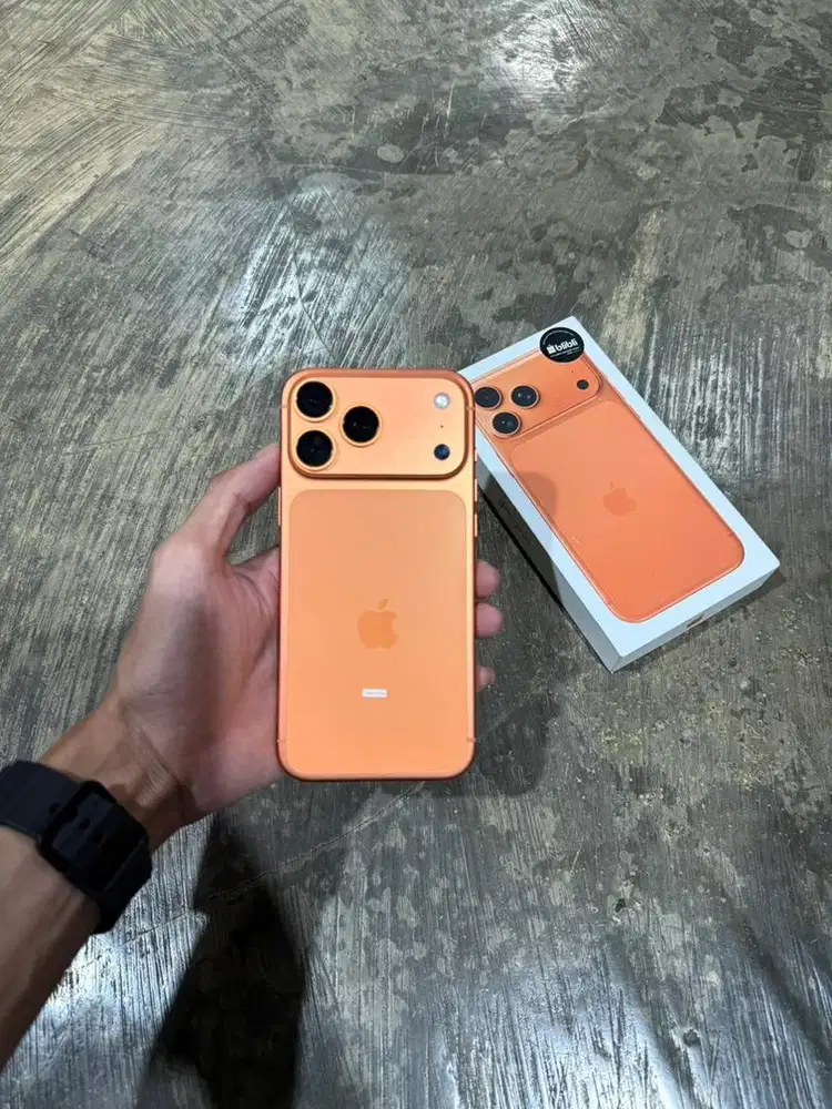 IPHONE 17 PROMAX 256GB ORANGE RESMI EX IBOX