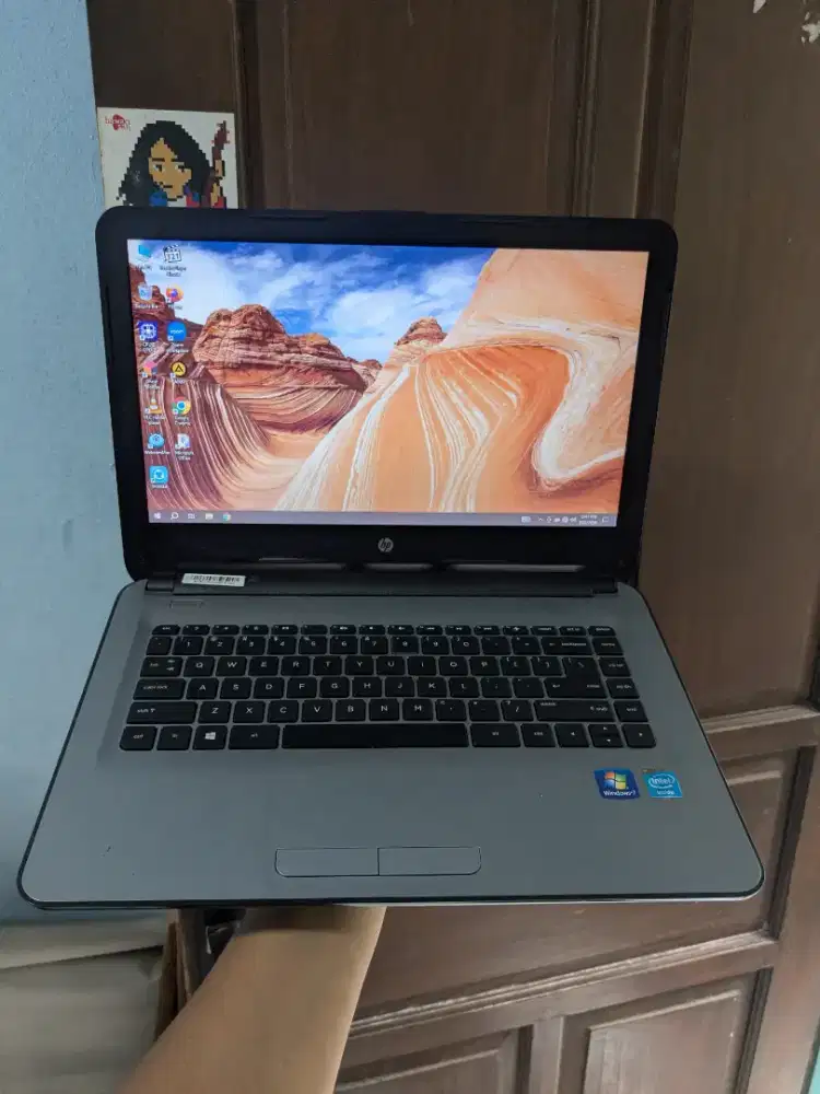 Laptop HP 14 Slim Normalan Ram 4GB Tinggal Pake Aja