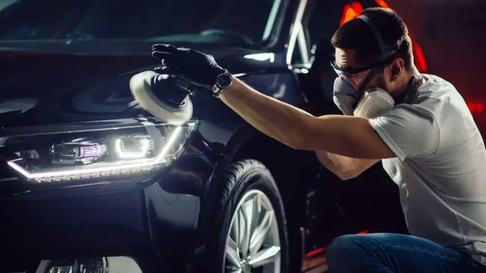 Tenaga Auto Detailing Poles Mobil Motor