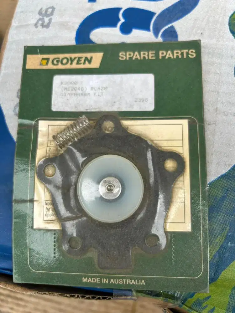 Goyen K2000 RCA20 / RCA2 Diaphragm Repair Kit