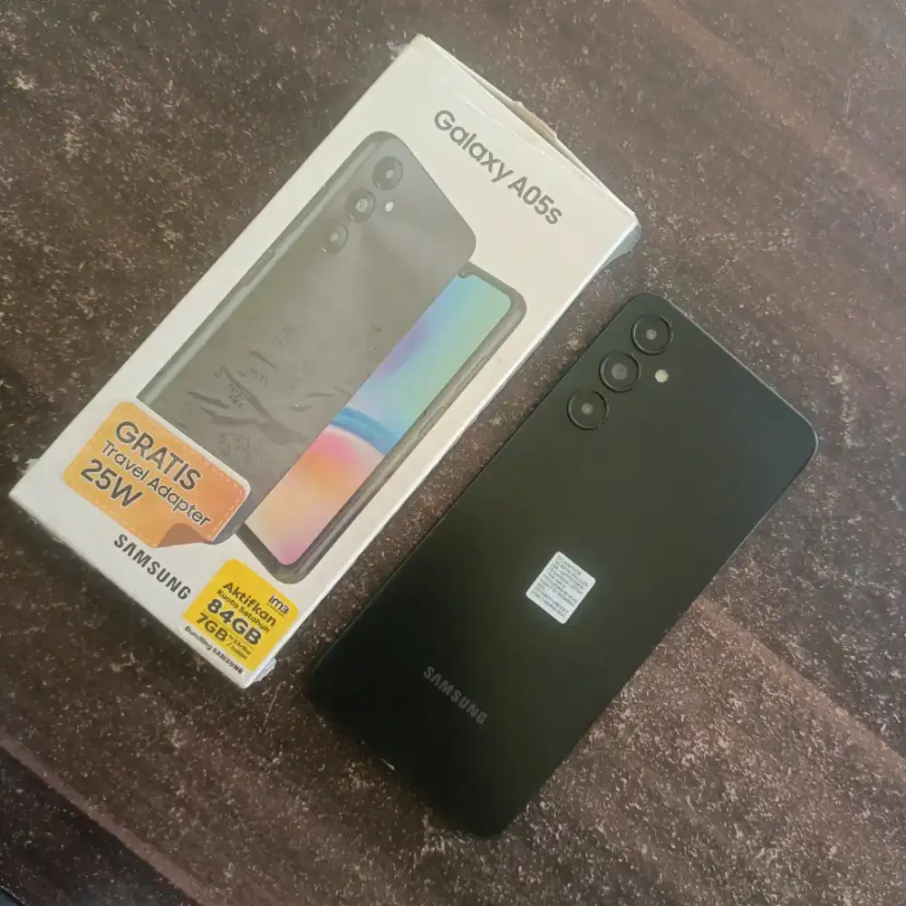 Samsung A05s 6/128 Lengkap Minus Pemakaian Saja