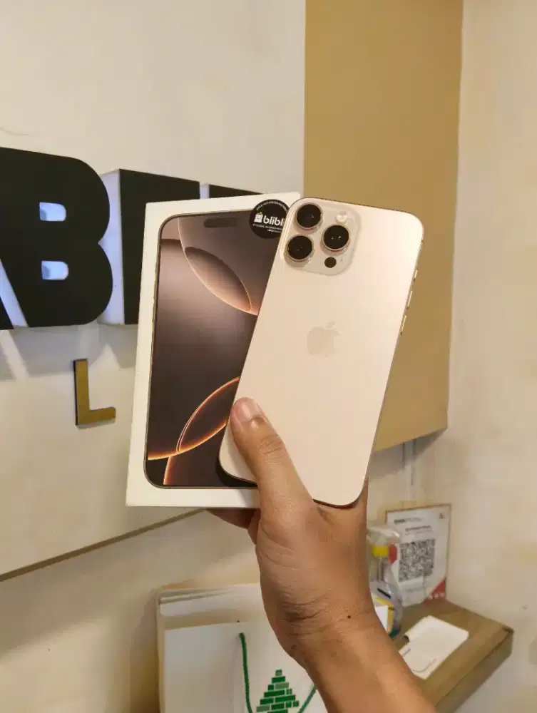 Jual Iphone 16 Promax 256Gb Second Resmi Indo Mulus Fullset Garansi On