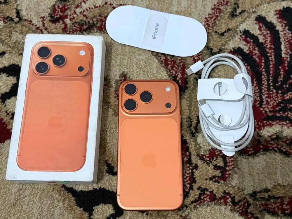 iPhone 17 Pro 256Gb Cosmic Orange iBox Fullset Original Garansi ON