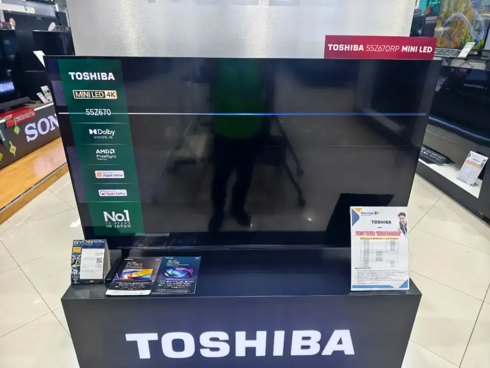 SMART TV TOSHIBA 43 WARNA JERNIH ,KREDIT BISA