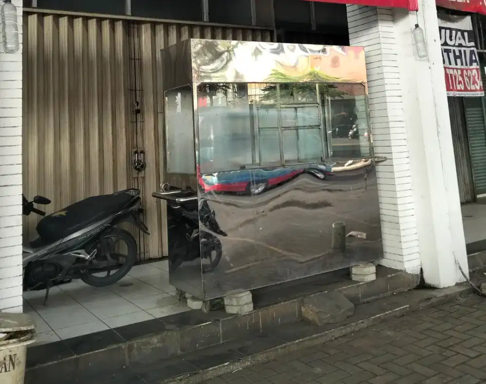 Jual Grobak stainless steel kokoh mulus Rasa baru lokasi Rawalumbu