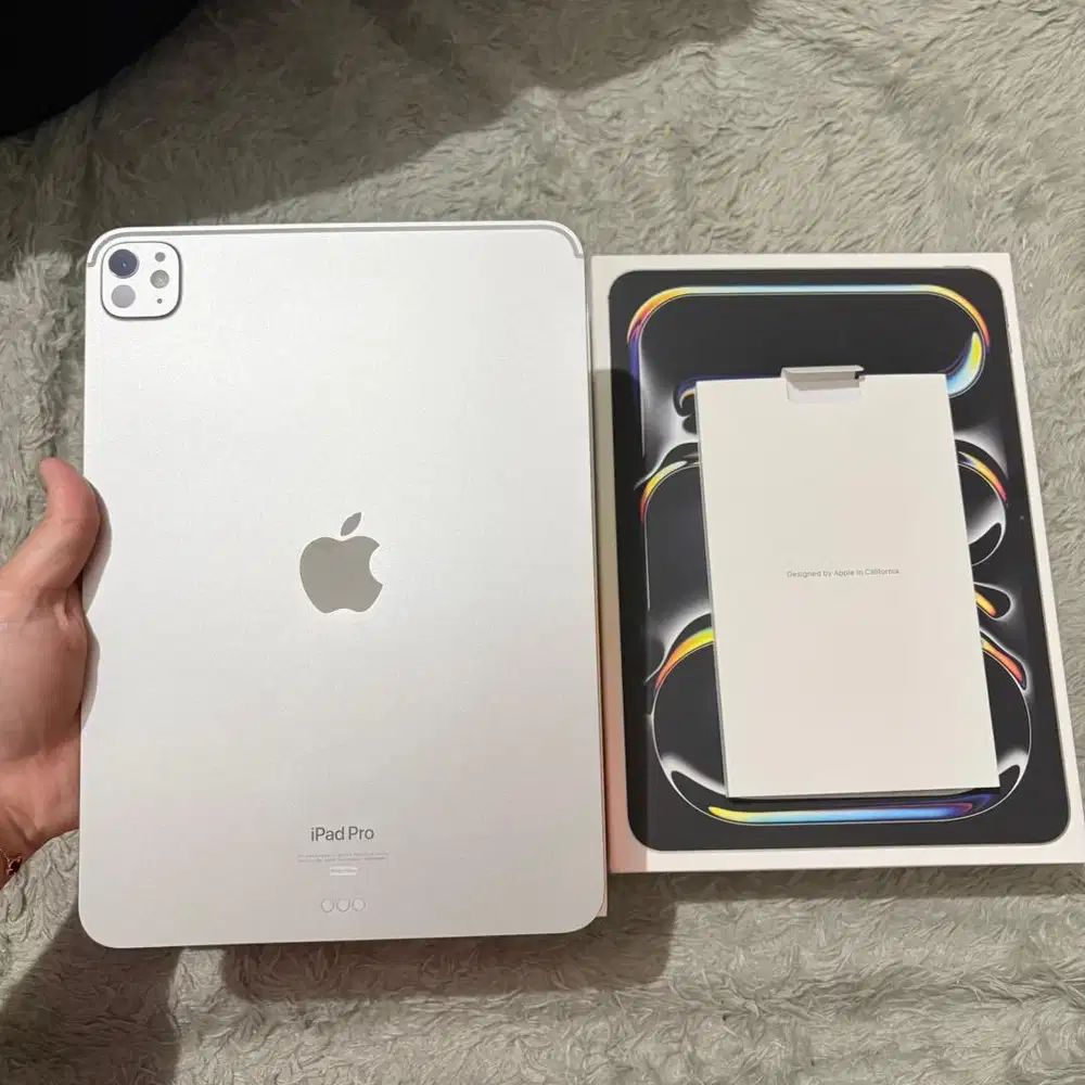 iPad Pro M4 256gb silver garansi iBox
