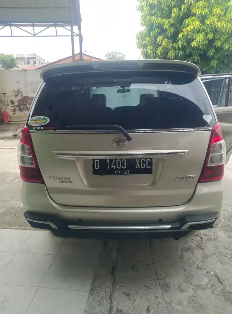 Jual inova bensin,manual,tangan pertama dari baru,service toyota