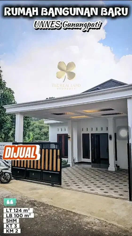 RUMAH BARU ISTIMEWA MURAH BERKUALITAS DI GUNUNG PATI UNNES SEMARANG