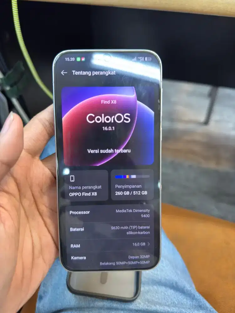 Oppo find X8 silver 16/512GB