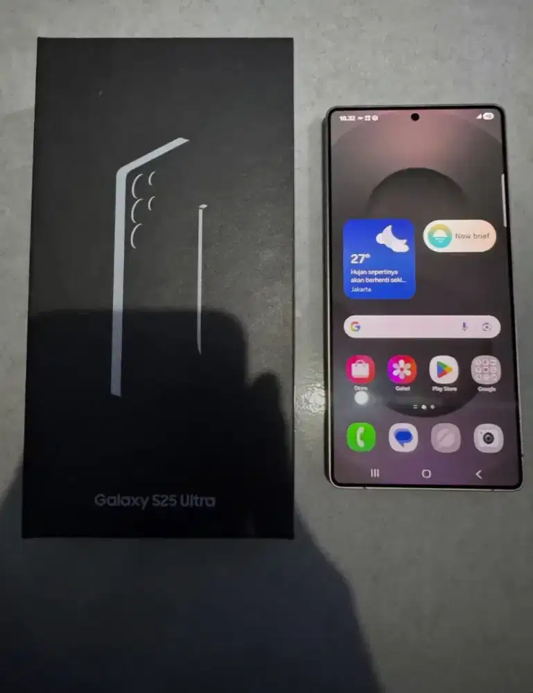 Samsung s25 ultra 12/256 no minus orian fulset garansi panjang bulan12