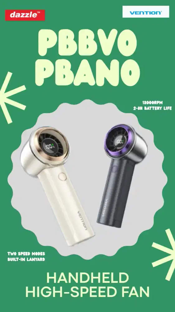 Kipas Portable Vention PBBVO