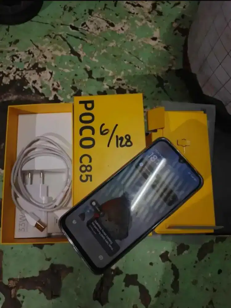 Poco c85 ram 6/128 fullset mulus