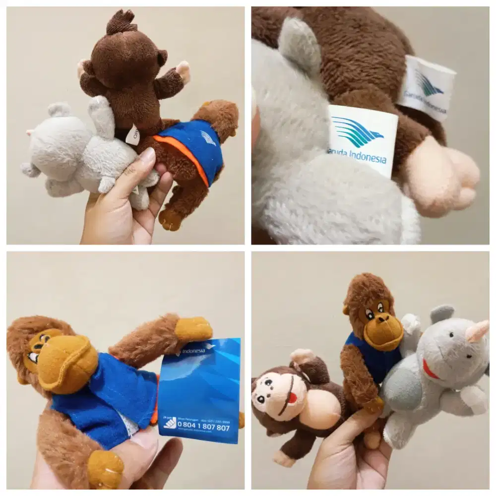 Boneka Hewan Maskapai GA