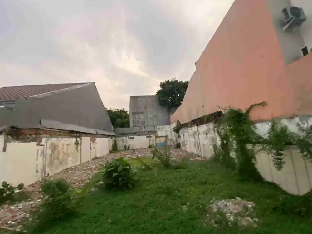 kavling tanah kosong siap bangun jl cempaka putih tengah area tdk ramai