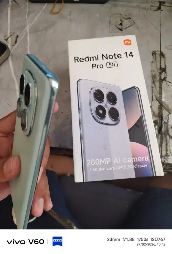 Xiaomi Note 14 Pro 5G 8+8/256 resmi msih bgus benget bs tuker tambah